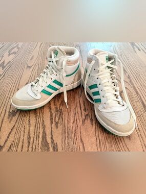 Adidas Top Ten RB White Court Green Sneakers